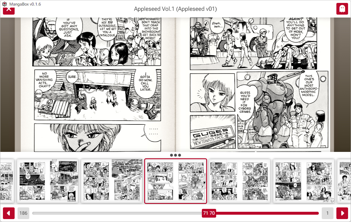 Reading thumbnails